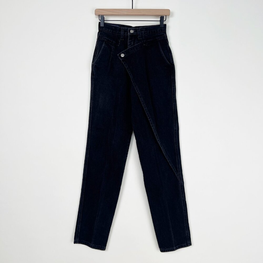 Vintage Panhandle Slim Denim Jeans Moto Punk Grunge Rock Edgy High Rise Waisted